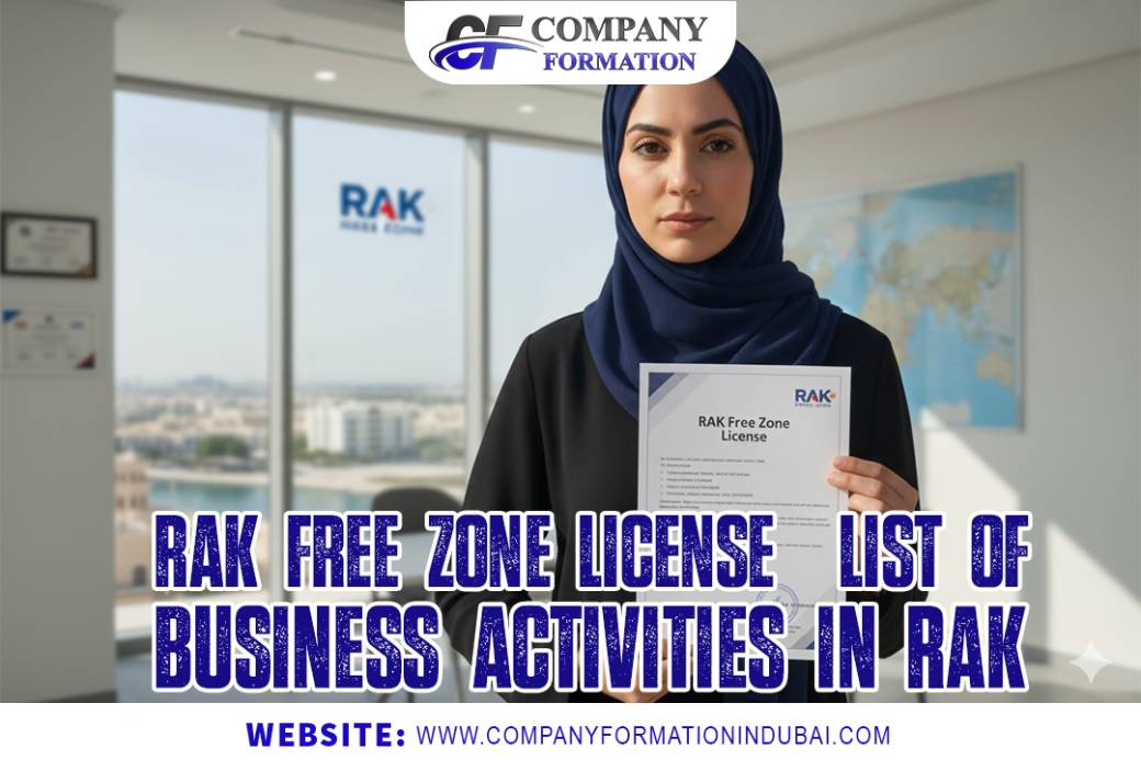 RAK Free Zone License | List Of Business Activities in RAK