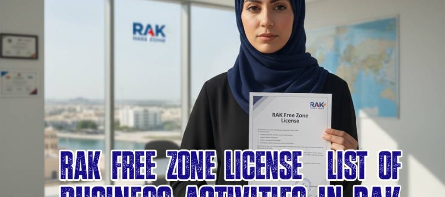 RAK Free Zone License | List Of Business Activities in RAK